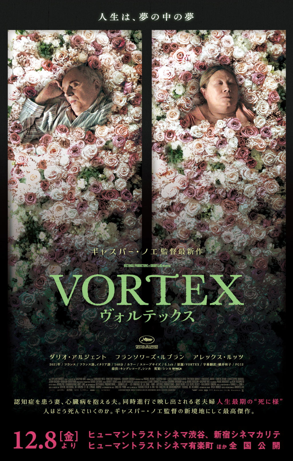 【今週公開の新作映画】「VORTEX ヴォルテックス（2023）」が気になる。